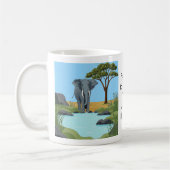 Paradise to do list: Elephant コーヒーマグカップ (左)