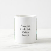 Paradise to do list: Parrot コーヒーマグカップ (中央)