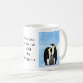Paradise to do list: Penguins コーヒーマグカップ (正面右)