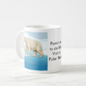 Paradise to do list: Polar Bear コーヒーマグカップ (正面左)
