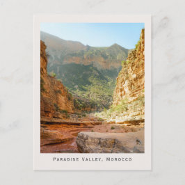 Paradise Valley, Morocco Landscape and Travel ポストカード