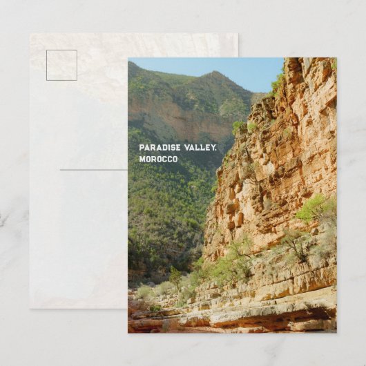 Paradise Valley, Morocco Travel photo ポストカード (正面/裏面)