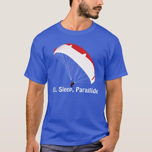 、ParaglideのTシャツ食べて下さい、眠らせて下さい Tシャツ (正面)