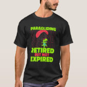 Paragliding Dino - Aerial Hanggliding Glider Parag Tシャツ (正面)