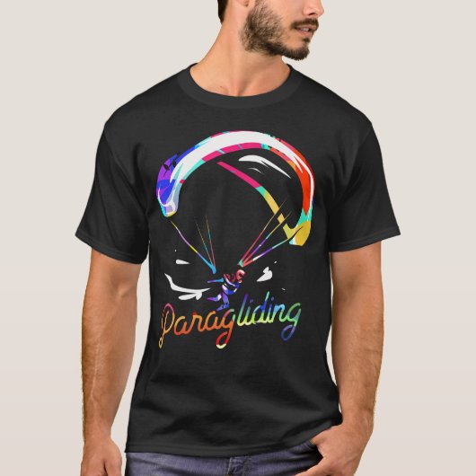 Paragliding Extreme Sports Skydive Tシャツ (正面)