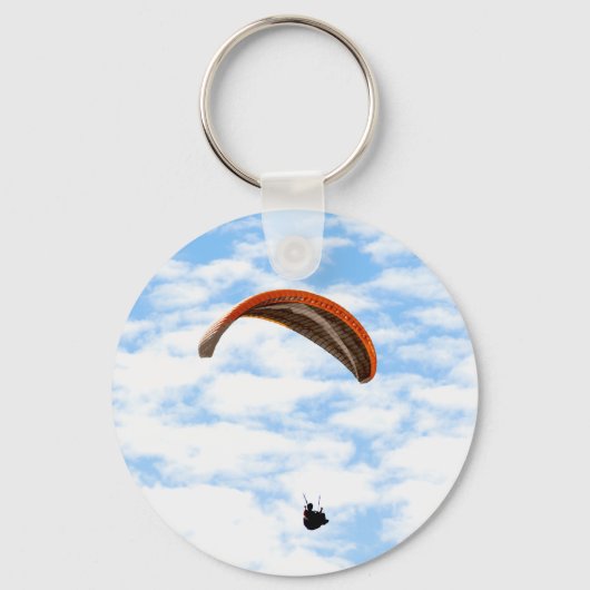 Paragliding in the Clouds - Customizable Keychain キーホルダー (正面)