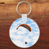 Paragliding in the Clouds - Customizable Keychain キーホルダー (正面)