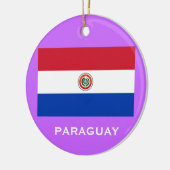 PARAGUAY*のカスタムなクリスマスのオーナメント セラミックオーナメント (左)