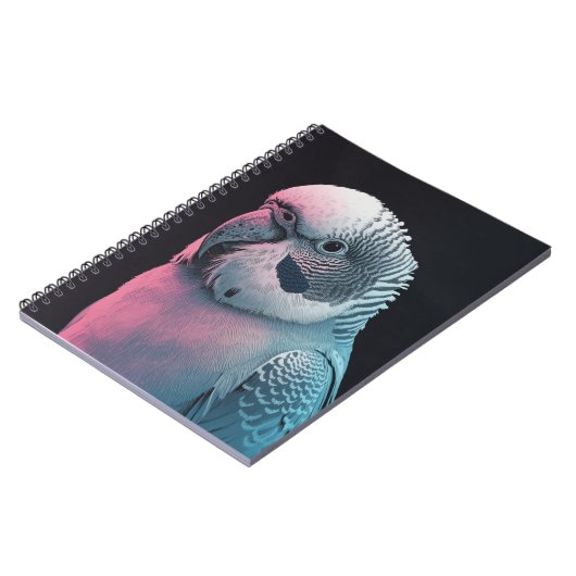 Parakeet Bird Notebook Journal ノートブック (左側)