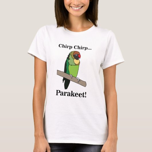 Parakeet Bird  Tシャツ (正面)