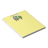 Parakeet Chirpチャットに注意 ノートパッド (アングル)