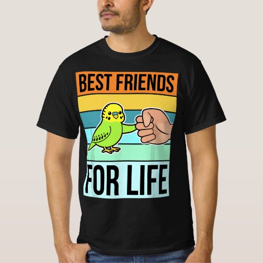 Parakeet T Budgie Items Bird Budgerigar Parrot  Tシャツ (正面)