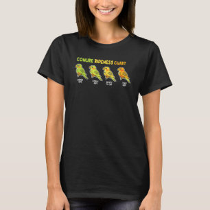 Paraket Conure Ripenessのバードチャート Tシャツ