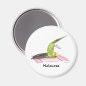 Paraket Yoga、Plow Pose (文字) マグネット (正面/裏面)