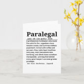 Paralegal カード (黄色い花)