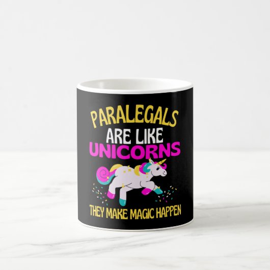 Paralegal Unicorn、Magic Unicorn Lawyer コーヒーマグカップ (中央)