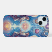 Parallel Realms Apple iPhone 15 ケース (裏面横)