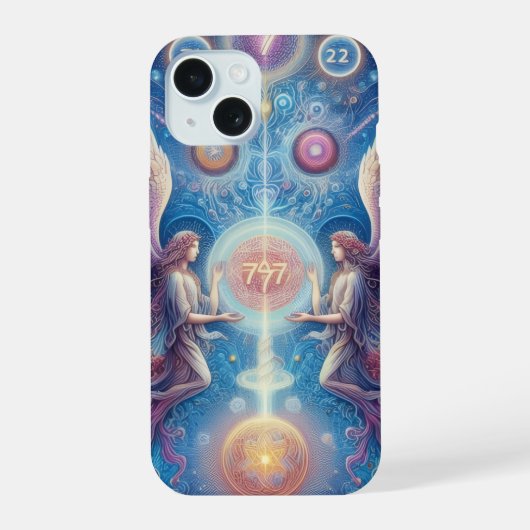 Parallel Realms Apple iPhone 15 ケース (裏面)