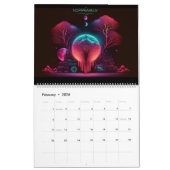 Parallel Universe Any Yearカレンダー カレンダー (2月 2026)