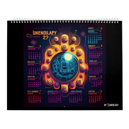 Parallel Universe Any Yearカレンダー カレンダー (カバー)