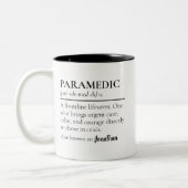 Paramedic Definition Mug Personalized Medical Gift ツートーンマグカップ (左)