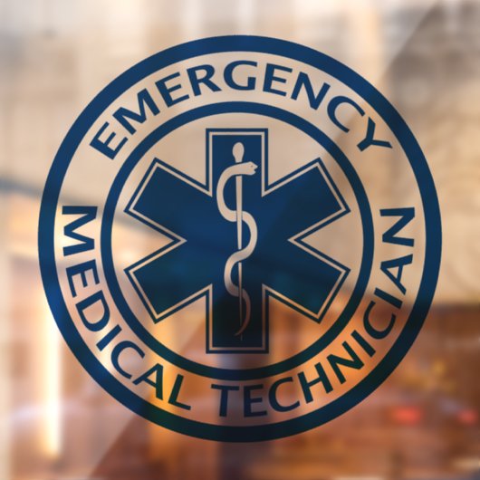 Paramedic EMT EMS  Window Cling ウィンドウサイン (シート2)