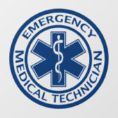 Paramedic EMT EMS  Window Cling ウィンドウサイン (シート)