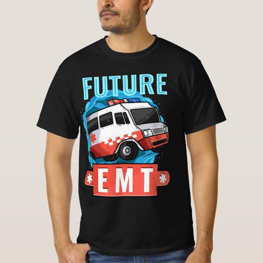 Paramedic Medical Technician Ambulance Tシャツ (正面)
