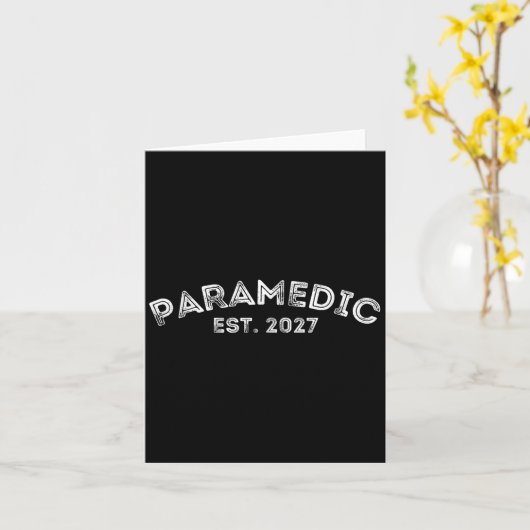 Paramedic School Graduation 2027 - New Paramedic G カード (黄色い花)