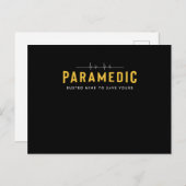 Paramedic School Graduation Gift For Paramedic Bus ポストカード (正面/裏面)