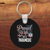 Paramedic Wife Proud Wife Of An Paramedic  キーホルダー (正面)