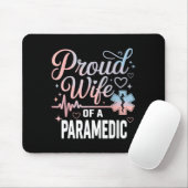 Paramedic Wife Proud Wife Of An Paramedic  マウスパッド (マウス)