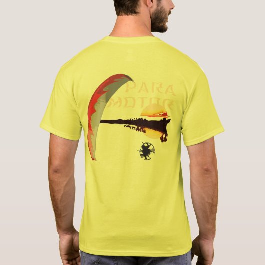 PARAMOTOR POR DO SOL Tシャツ (裏面)