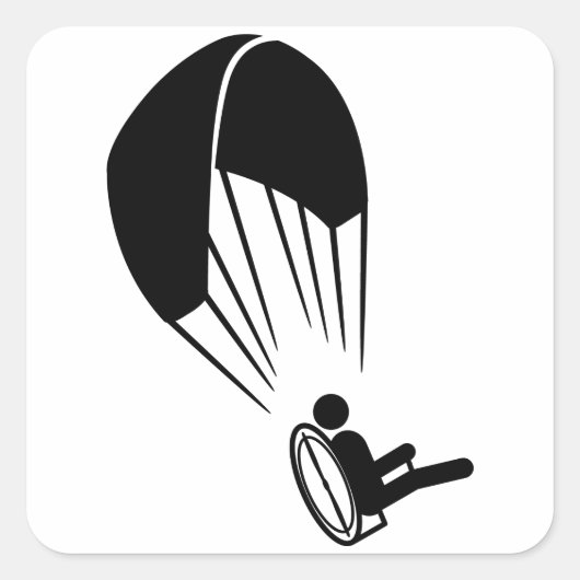 Paramotoring スクエアシール (正面)