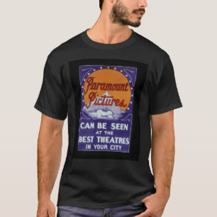 Paramount写真Vintageポスター必須 Tシャツ