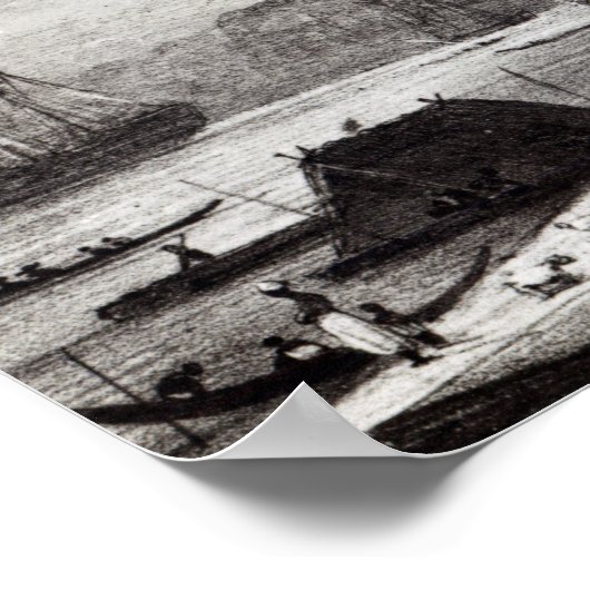 Paramribo（魚市場） ポスター (角)