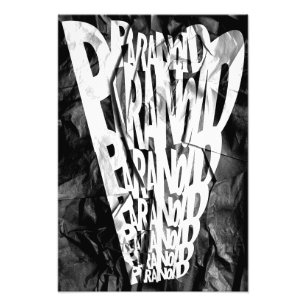 PARANOID! グラフィックポスター フォトプリント