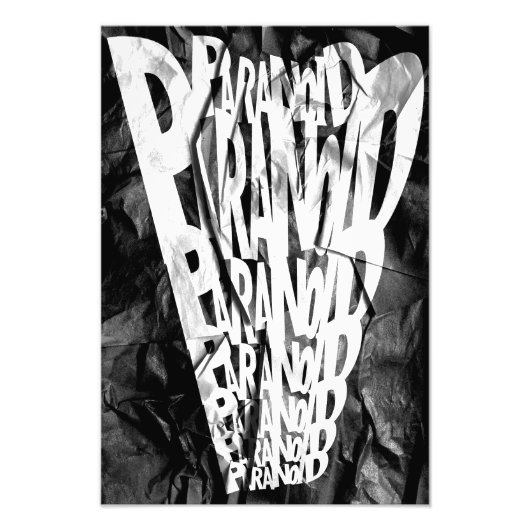 PARANOID! グラフィックポスター フォトプリント            (正面)