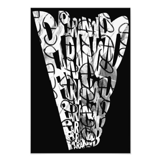 PARANOID! Graphic Poster ( OCD version ) フォトプリント (正面)