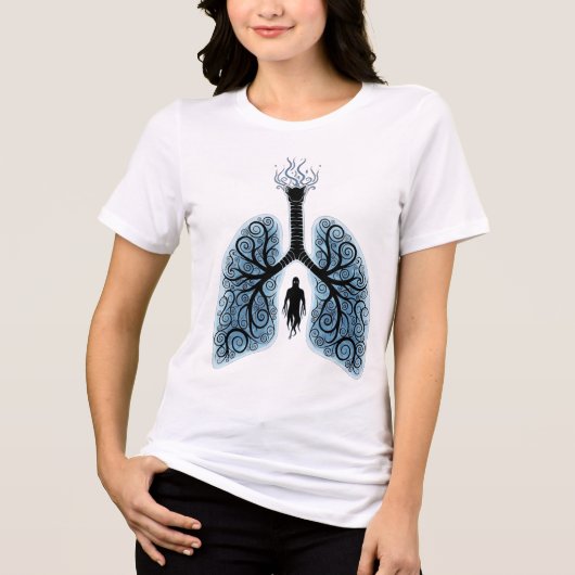 Paranormal Happy Lungs Project Fundraiser Shirt v2 トライブレンドTシャツ (正面)