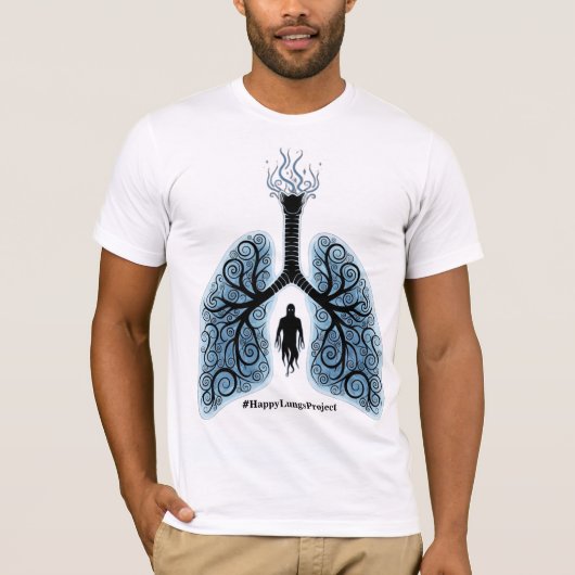 Paranormal Happy Lungs Project Fundraiser Shirt v5 Tシャツ (正面)