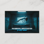 Paranormal Investigators Eerie Ghost Levitating 名刺 (正面)