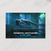 Paranormal Investigators Eerie Possesed Levitating 名刺 (正面)