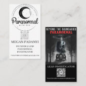 Paranormal with Meg Business Cards no photo 名刺 (正面/裏面)
