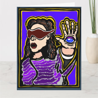 ParanormalPrintsによる超能力誕生日カード カード