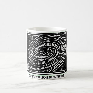 ParanormalPrintsのマグの重力波 コーヒーマグカップ