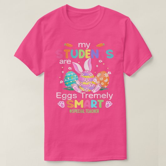 Paraprofessional私の学生はEggs Tremely Smar Tシャツ (デザイン正面)