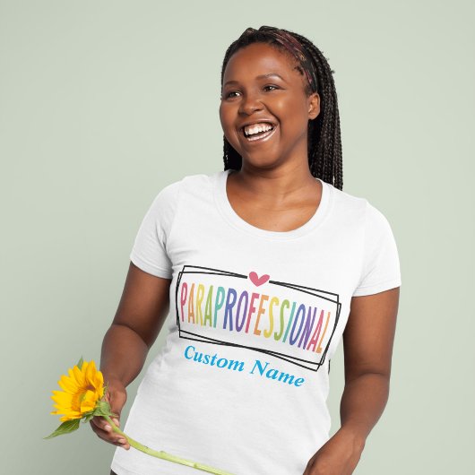 Paraprofessional、ハート、Para、 Tシャツ