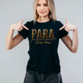 Paraprofessional Cheetahプリント,パラ,ギフト Tシャツ