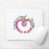 Paraprofessional Heart Happy Easter Day Pencil Eas マウスパッド (マウス)